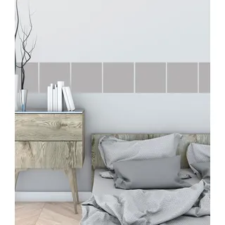 Queence »Unifarben« Stickerfliesen, selbstklebend, Sticker, 12er Set,