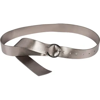 styleBREAKER Taillengürtel "Taillengürtel mit Hufeisen Schnalle" 1 Stk., silber metallic
