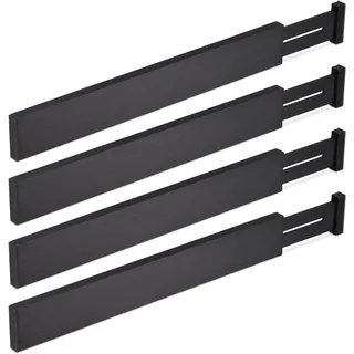 Relaxdays Schubladentrenner 59 x 56 x 7,5 cm 1-tlg. schwarz