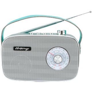 Halterrego Retro-Radio, AM/FM, BT V5.0, USB- und Micro-SD-Kartenleser, 3 W RMS, AUX-IN und Kopfhöreranschluss, Adapter oder USB-C-Anschluss, Grün