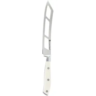 Albert de Thiers - L'IRRESISTIBLE - Käsemesser 15,2 cm - Klinge mit Schlitzen aus Edelstahl - Griff ABS 3 Nieten - PVC-Schutz - auf Karte 80 x 280 mm
