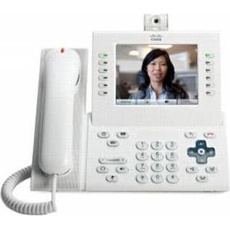 Cisco Unified IP Phone 9971 Slimline - IP-Videotelefon - IEEE 802.11b/g/a (Wi-Fi), Telefon, Weiss