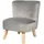 Kindersessel Lil Sofa 44 x 48 x 50 cm Holz grau
