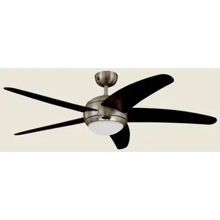 Bendan 132 cm Deckenventilator wenge mit Licht inkl. Fernbedienung