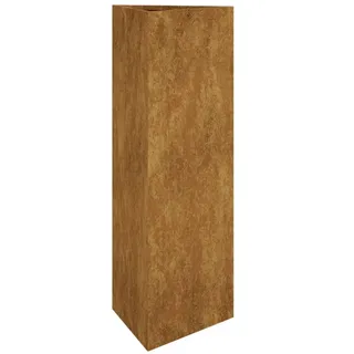 Pflanzkübel 30 x 26 x 75 cm Cortenstahl
