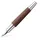 148213 - Füllfederhalter e-motion Holz/Chrom, Feder: B, inklusive Geschenkverpackung, Schaftfarbe: dunkelbraun/silber