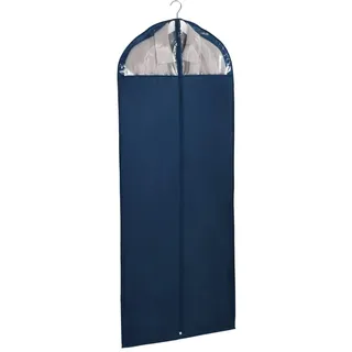 Wenko Kleidersack Business 150 x 60 cm - Kleiderhülle, sicherer Schutz, Aufbewahrung für Anzüge und Kleider, Polyester, 60 x 150 cm, Dunkelblau