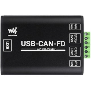 Waveshare Industrial Grade CAN/CAN FD Bus Data Analyzer, USB to CAN FD Adapter, CAN/CAN FD Bus Communication Interface Card, Compatible with Windows XP/7/8/10/11