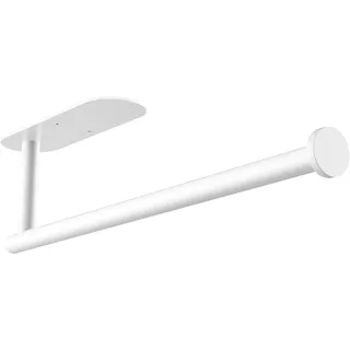 Gewtur Weiß KüChenrollenhalter Ohne Bohren, Selbstklebend Küchenrollenhalter Wand, Edelstahl Küchenroller Halter für Alle Küchenpapier