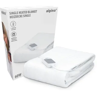 Alpina Heizdecke Wärmedecke 80 x 150 cm Weiß