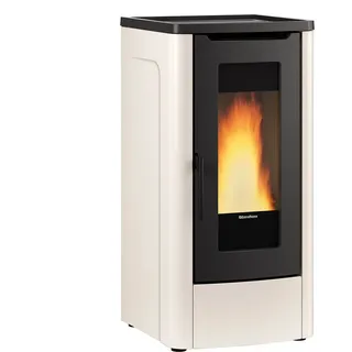 La Nordica-Extraflame Dahiana VFS Stahl Elfenbein