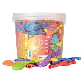 Papstar Luftballons Ø farbig sortiert in Dose