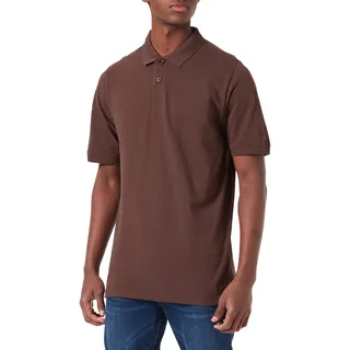 JP 1880 Herren große Größen Übergrößen Menswear L-8XL bis 8XL, Poloshirt, Oberteil, Knopfleiste, Hemdkragen, Pique, mahagonibraun 3XL 702560115-3XL