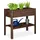 Hochbeet 88 x 80 x 43,5 cm Dunkelbraun