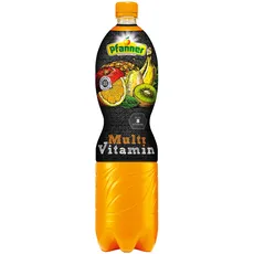 Pfanner Multivitamin Mehrfruchtgetränk – Getränk aus 12 Fruchtsorten mit Vitamin A, C und E – Multi mit 12% Fruchtgehalt (1 x 1,5 l)