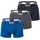 Boss Power Boxershorts Open Blue M 3er Pack