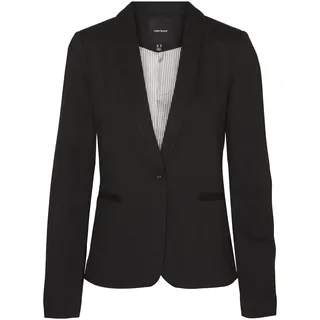 VERO MODA Damen Jersey Blazer VMHarukimo leichte Sotffjacke 10291043 Black 34