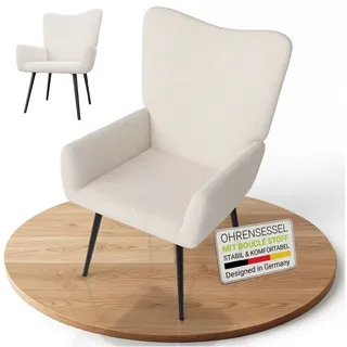 Juskys Ohrensessel Odense & Beige