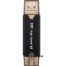 JJC CR UTC3 BLACK USB 3.0 Card Reader (USB 3.0), Speicherkartenlesegerät, Schwarz