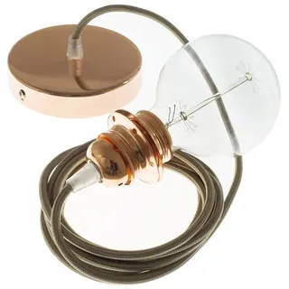 Creative Cables Rm27 Diy 50 Cm Hängeleuchte Pendel Für Lampenschirm - Cipria / Copper - One Size