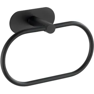 Wenko Handtuchring Edelstahl Schwarz