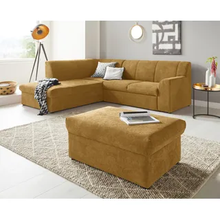 DOMO collection Hocker Topper 93 x 40 x 69 cm Gelb