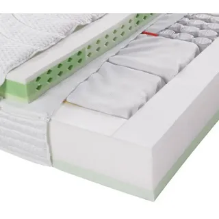 Physiosleep Taschenfederkernmatratze , H2 , rechteckig , 90x200 cm , Textiles Vertrauen - Oeko-Tex® , Härtegradauswahl, Über- und Sondergrößen erhältlich, Bezug abnehmbar/waschbar, klimatisierte Belüftungskanäle, optimale Belüftung, Sitzkantenverstärkung, schadstoffgeprüft , Schlafzimmer, Matratzen, Taschenfederkernmatratzen