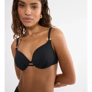Triumph Bügel-Bikini-Top Damen Schwarz 40 Cup B