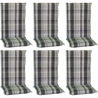 Beo Sitzauflage Hochlehner Atika 6er Set Karo Beige