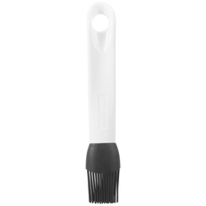 Fackelmann Backpinsel ARCADALINA, Küchen-Pinsel mit Silikon-Borsten, hochwertiger Bratpinsel (Farbe: Weiß/Schwarz), Menge: 1 Stück