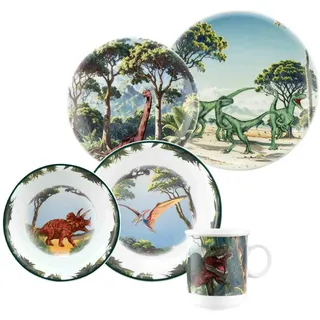 SELTMANN WEIDEN "Kindergeschirr Set Compact Blaulicht 5er Set bunt", Spülmaschinengeeignet, Mikrowellengeeignet, Ofenfest, Salamandergeeignet, Kühlschrankgeeignet, Gefrierschrankgeeignet,