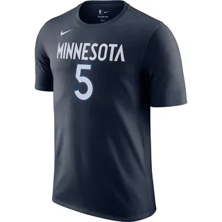 Nike Minnesota Timberwolves NBA-T-Shirt Für Herren, College Navy/Edwards Anthon5, DR6387-425, L