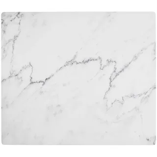 Herd-Abdeckplatte WENKO "Modell Marmor", weiß, B:52cm L:60cm, Kunststoff, Herdabdeckplatten, Herd-Abdeckplatte, Schutzmatte, Abdeckmatte für Kochfelder, Induktionsschutzmatte