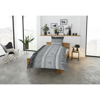 Casatex India Paisley Silber 135 x 200 cm + 80 x 80 cm