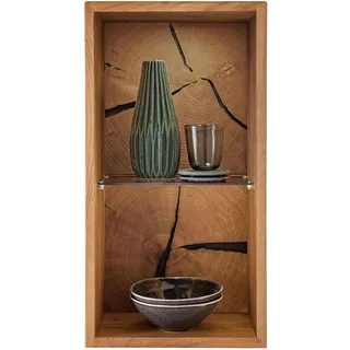 woodroom Wandregal 34 x 20 x 64 cm Bronze