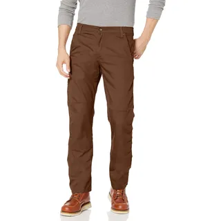 Dickies Herren Tough Max Duck Doppelknie-Hose Arbeitshose, Stonewash-Holz, 32W / 32L