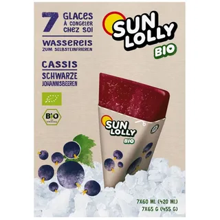 sun-lolly Sun Lolly Wassereis zum Selbsteinfrieren schw. Johannisbeeren 7er
