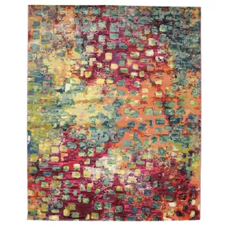 RugVista Davina Teppich, 250 x 300 cm, Mehrfarbig | Moderne, Rechteckig, Niedriger Stapel, Nur chemische Reinigung, Oeko-Tex 100, Wohnzimmer, Esszimmer, Schlafzimmer, Küche