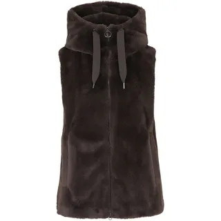 Betty Barclay Fellimitatweste »Plüschweste mit Kapuze«