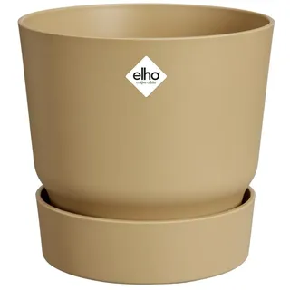 elho Greenville Rund 14cm Blumentopf - Goldener Sand