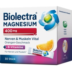 Bild von Biolectra Magnesium 400 mg Nerven & Muskeln Vital Orange Pellets 30 St.