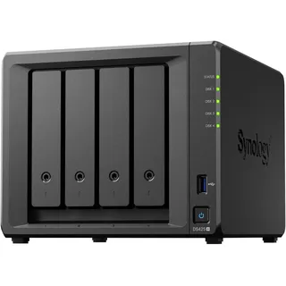 Synology DiskStation DS425+ 4-Bay 3,5" DiskStation ohne Disk Intel Celeron J4125 1x1GbE + 1x2.5GbE 2GB RAM 2xUSB 3.2