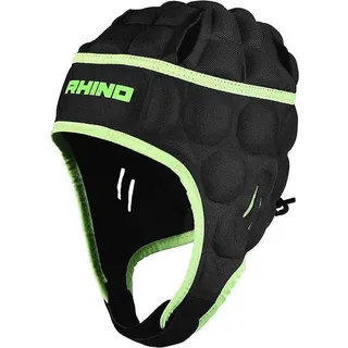 Rhino Kopfschutz Rugby Junior Schwarz Grün Large Jungen - Schwarz