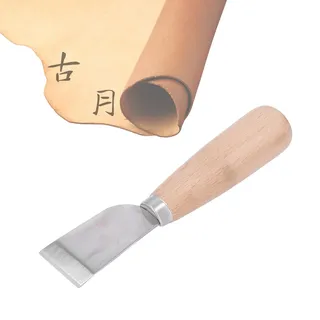 Rankomu Leder Messer mit Holzgriff - Präzises Schneidwerkzeug für Lederarbeiten, DIY Lederwerkzeug aus Edelstahl für professionelle Ergebnisse