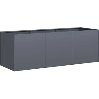 vidaXL Pflanzgefäß 120 x 40 x 40 cm Anthrazit