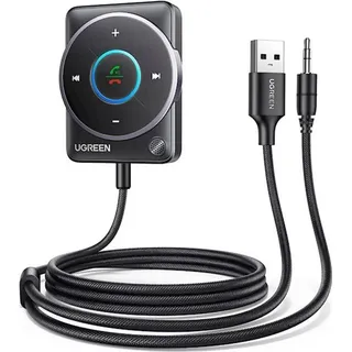 UGREEN Cm723, Usb + Mini Jack 3.5mm integriertes Mikrofon (Schwarz) - Schwarz