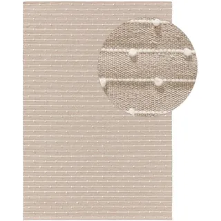 Lytte Kinderteppich Beige, Textil, Gestreift, Rechteckig, 80x120 cm für Fußbodenheizung geeignet, Teppiche , Böden, Teppiche, Teppich Kinderzimmer