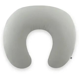 hauck Baby Stillkissen mit Mikroperlenfüllung Nurse N Feed mit Baumwoll Bezug, Härtegrad Anpassbar, Inkl. Tragetasche, Waschbar (Anthracite)
