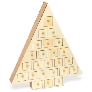 Baker Ross Adventskalender aus Holz in Baumform (1er Pack), perfekt für Kinder zum Entwerfen und Dekorieren, ideal für die Schule, Handwerksgruppen und das Basteln zu Hause