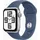 Watch SE GPS 38 mm Aluminiumgehäuse silber Sportarmband blau S/M